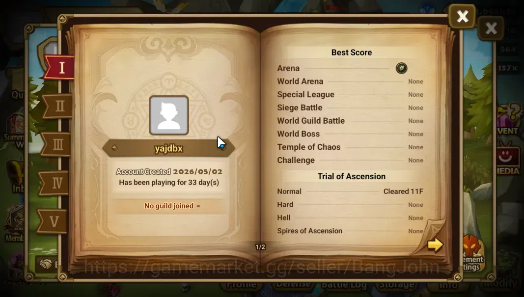Summoners War: Sky Arena Accounts GLOBAL LV16 Starter 1 LND Kiara Low Days | NB5 Ric image 7