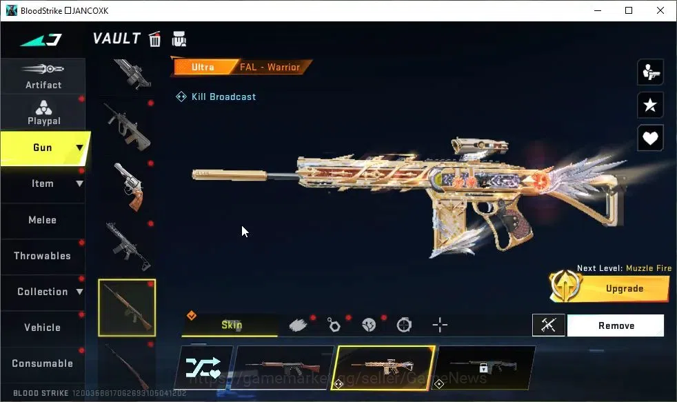 Blood Strike Accounts ASIA|15 ULTRA[VOLT,RAN,S868,UMP45,M1887,FAL,SCAR,E image 17