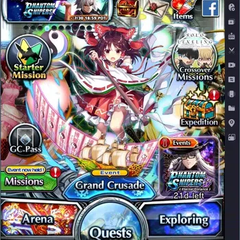 Grand Summoners Accounts Others Global | Rank 50 | Reimu Hakurei TW, Priscilla Valentine | Detail Check SS GS364B