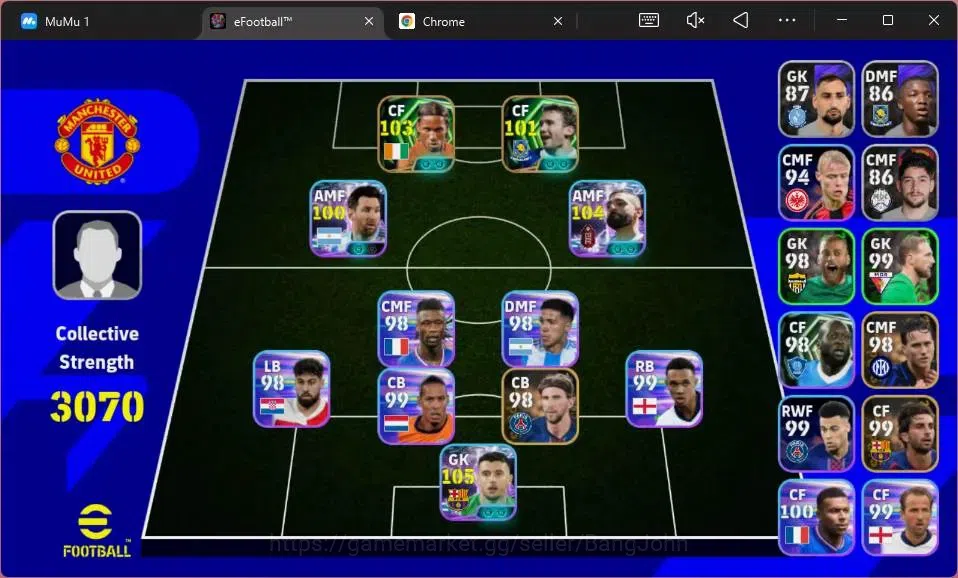eFootball Accounts Android|PW 3070|Epic Drogba, Shevchenko|Show Time image 2