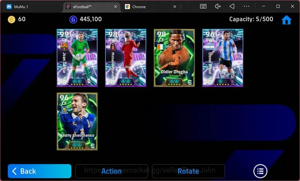 eFootball Accounts Android|PW 3070|Epic Drogba, Shevchenko|Show Time  image 3