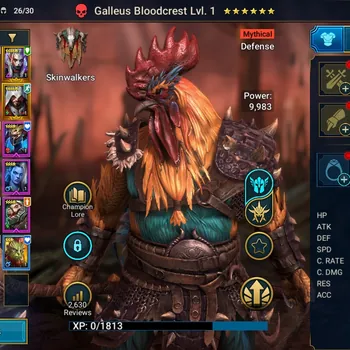 Raid: Shadow Legends Accounts Starter Lv 8|58K PWR|1 Mythic(Galleus)+9