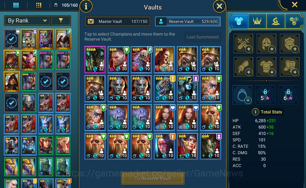 Raid: Shadow Legends Accounts Lv 52 1,43M Pwr|1 Myth Nais+29 Legend(Brogni,Edwar image 11