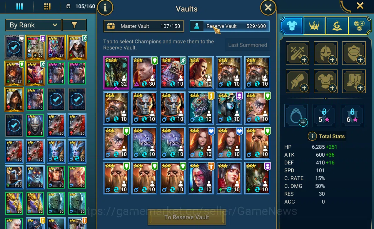 Raid: Shadow Legends Accounts Lv 52 1,43M Pwr|1 Myth Nais+29 Legend(Brogni,Edwar image 12