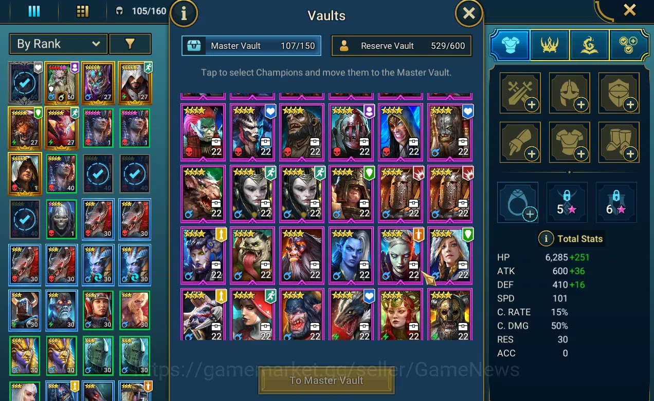 Raid: Shadow Legends Accounts Lv 52 1,43M Pwr|1 Myth Nais+29 Legend(Brogni,Edwar image 13