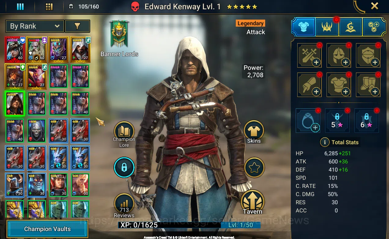 Raid: Shadow Legends Accounts Lv 52 1,43M Pwr|1 Myth Nais+29 Legend(Brogni,Edwar image 15