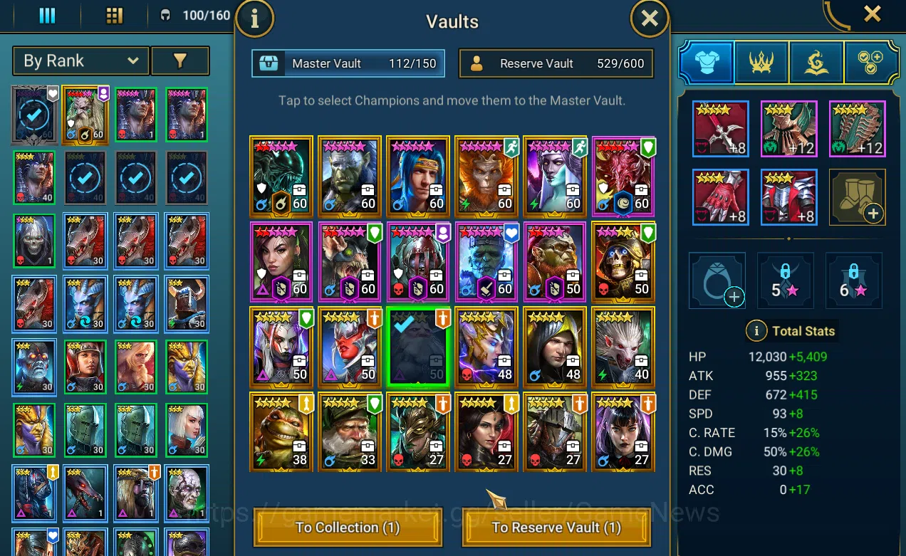 Raid: Shadow Legends Accounts Lv 52 1,43M Pwr|1 Myth Nais+29 Legend(Brogni,Edwar image 16