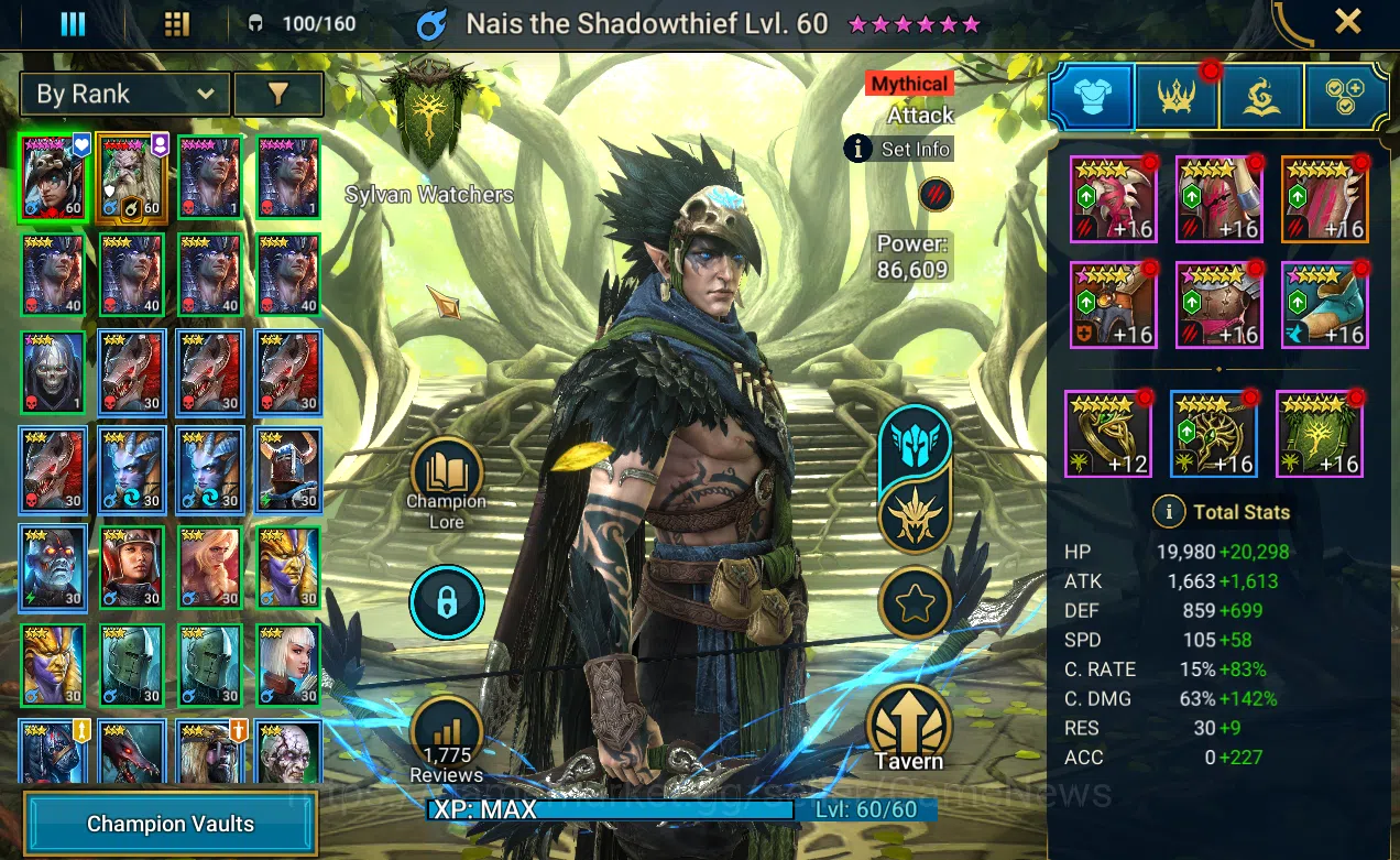Raid: Shadow Legends Accounts Lv 52 1,43M Pwr|1 Myth Nais+29 Legend(Brogni,Edwar image 17