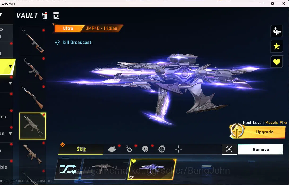 Blood Strike Accounts ASIA|EVOLVED=FAL|COLLAB=KAR98K,QBZ95|LIMITED=MP7,R image 10