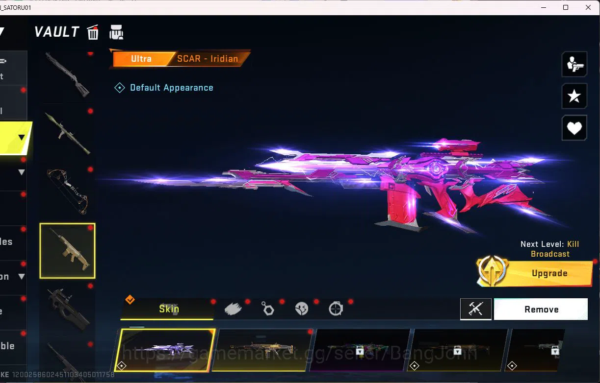 Blood Strike Accounts ASIA|EVOLVED=FAL|COLLAB=KAR98K,QBZ95|LIMITED=MP7,R image 16