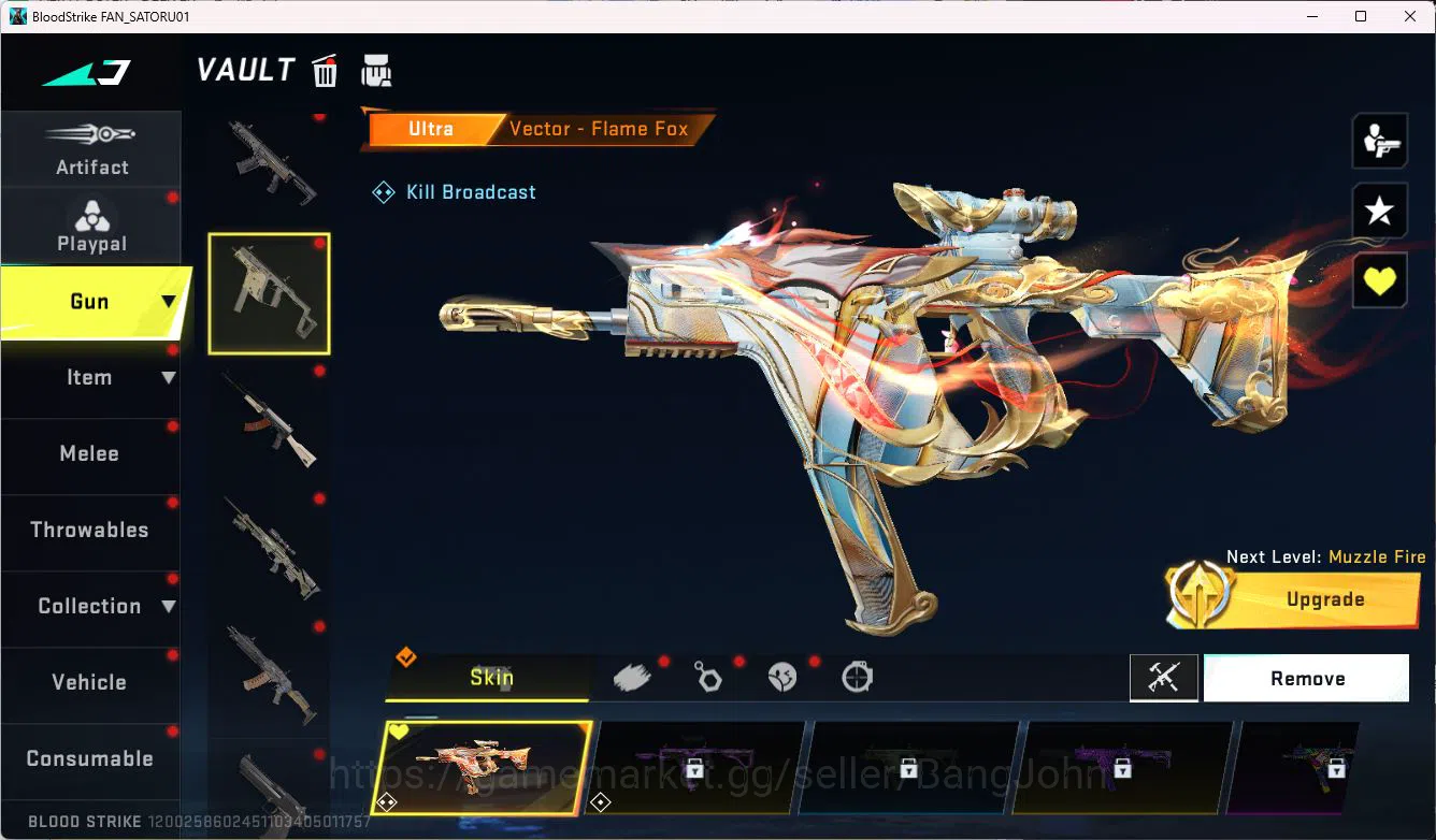Blood Strike Accounts ASIA|EVOLVED=FAL|COLLAB=KAR98K,QBZ95|LIMITED=MP7,R image 19