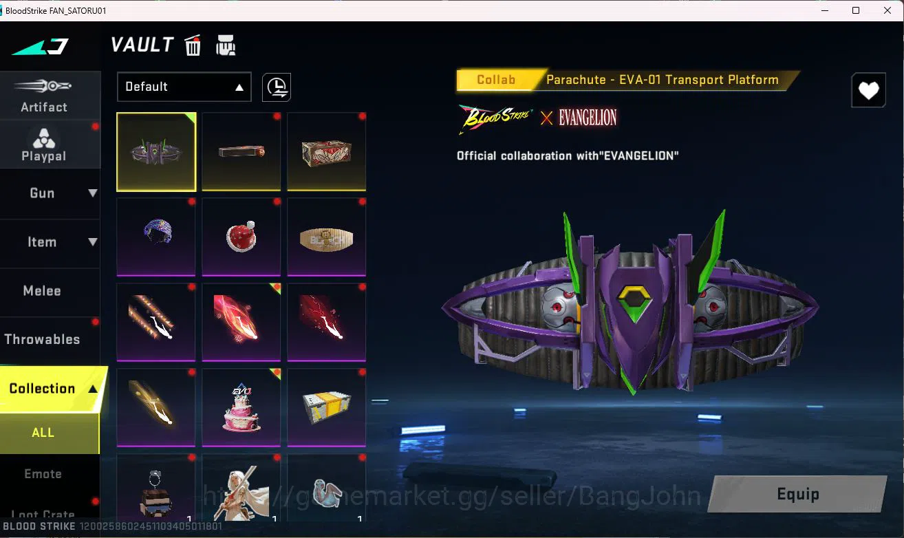 Blood Strike Accounts ASIA|EVOLVED=FAL|COLLAB=KAR98K,QBZ95|LIMITED=MP7,R image 4