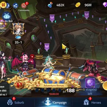 Mobile Legends: Adventure Accounts Sv 75xxx|VIP 5|Lvl 47|1109K BP|43,9k Dm|1 UR & 7