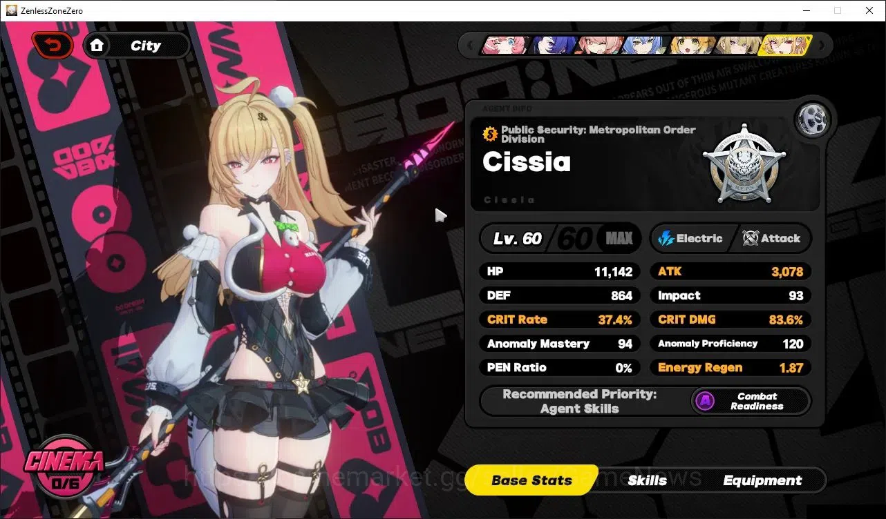 Zenless Zone Zero Accounts ASIA|IK 58|2,6K Polyc|12 LMT,3 VH YSG PremTeam[(YS image 18