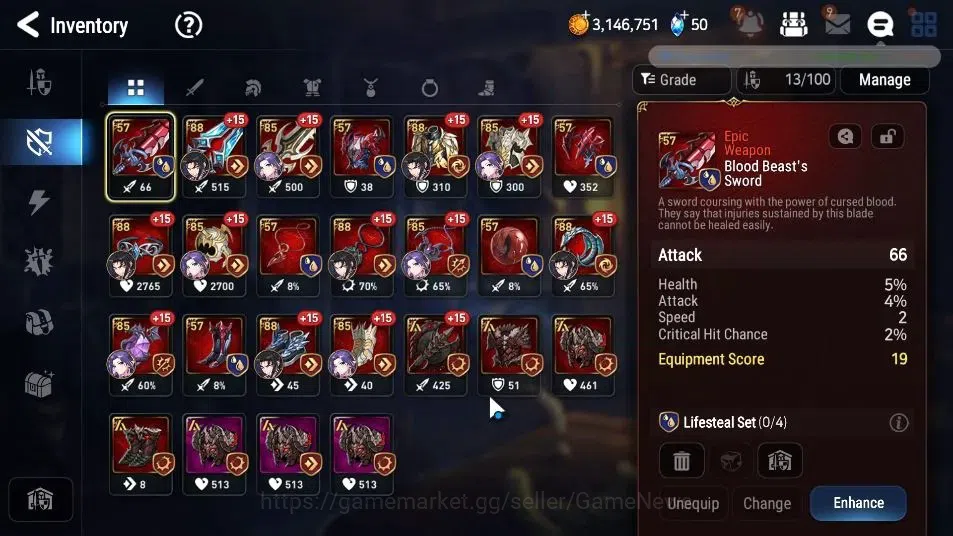Epic Seven Accounts GLOBAL UnVerif|New Era| 2 ML (Rhiana & Luciel,Zio) image 14
