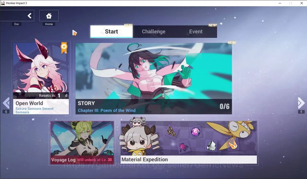Honkai Impact 3rd Accounts SEA Lvl 23|Starter|1 Full Set (Raiden Mei Xentinel image 10