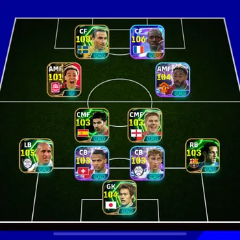 eFootball Accounts Legends & Iconic Players OVR 3215