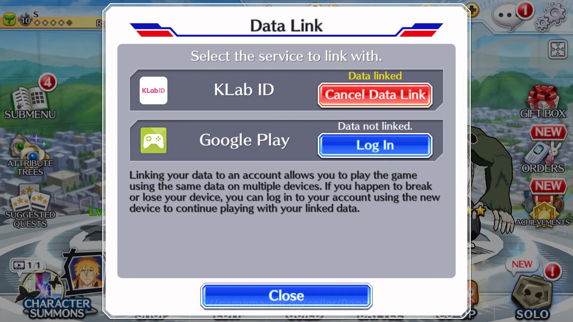 Bleach: Brave Souls Accounts Starter GLOBAL]6K Orb+Fresh All Story|SoulReaper Shunsui,Renji Tybw25&24NemuChristmast,Renewed 13