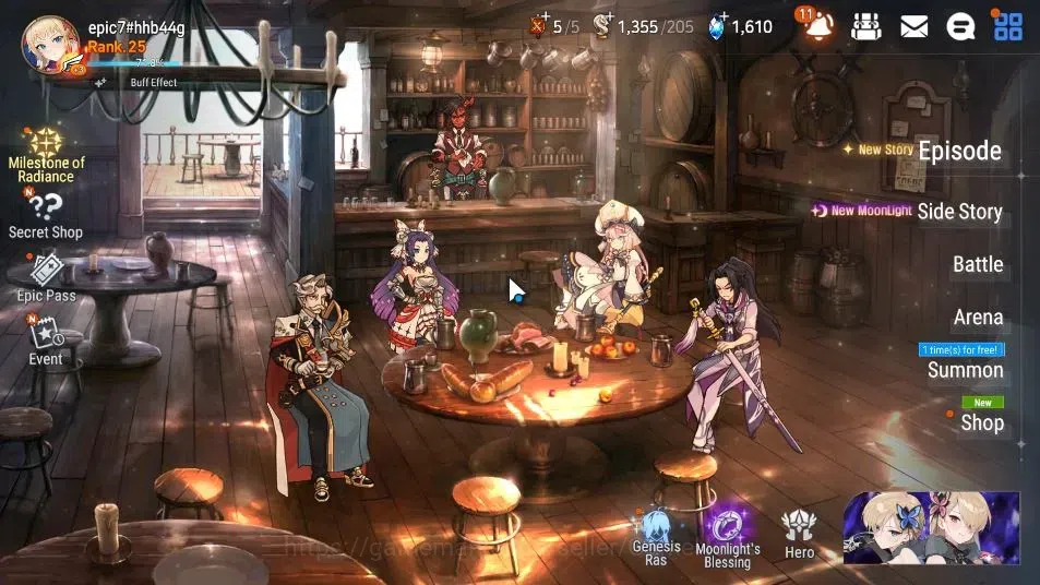 Epic Seven Accounts GLOBAL Unverif|New Era|2 ML(Rhianna&Luciella,SP Po image 1