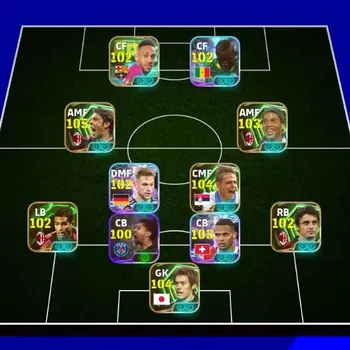 eFootball Accounts Legends & Iconic Players Mobile|PW 3172|Epic Rui Costa,N.Seigo,D.Stojkovic,Ronaldinho,Etc.|ShowTime