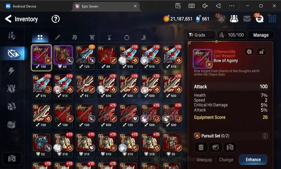Epic Seven Accounts GLOBAL Unverif|New Era|6 ML(Salome,J Kise,B Hwayou image 10