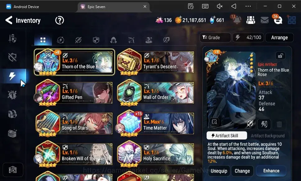 Epic Seven Accounts GLOBAL Unverif|New Era|6 ML(Salome,J Kise,B Hwayou image 11