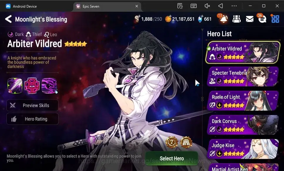 Epic Seven Accounts GLOBAL Unverif|New Era|6 ML(Salome,J Kise,B Hwayou image 15