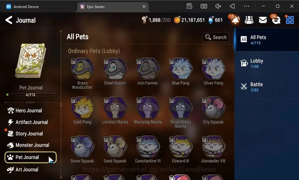Epic Seven Accounts GLOBAL Unverif|New Era|6 ML(Salome,J Kise,B Hwayou image 18