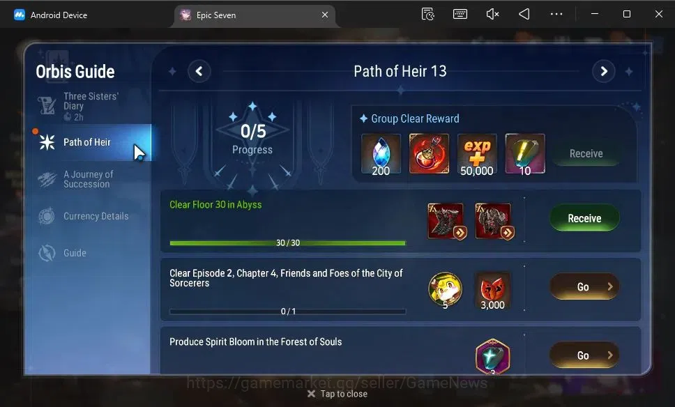 Epic Seven Accounts GLOBAL Unverif|New Era|6 ML(Salome,J Kise,B Hwayou image 3