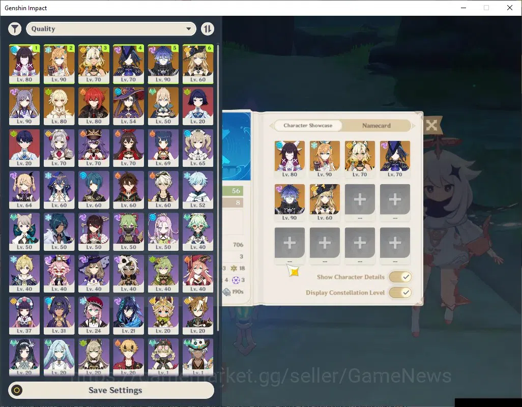 Genshin Impact Accounts ASIA|AR 56|6 Limited + 3 (*5Weap)|Flins,Columbina, image 2