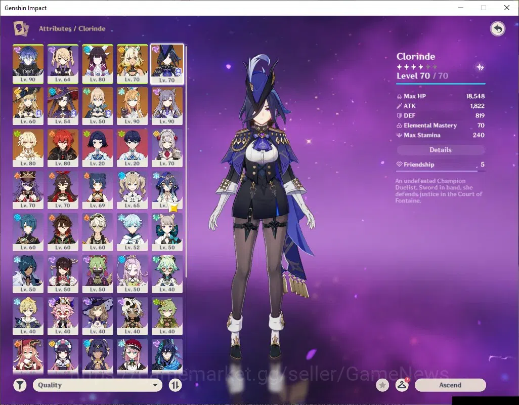 Genshin Impact Accounts ASIA|AR 56|6 Limited + 3 (*5Weap)|Flins,Columbina, image 6