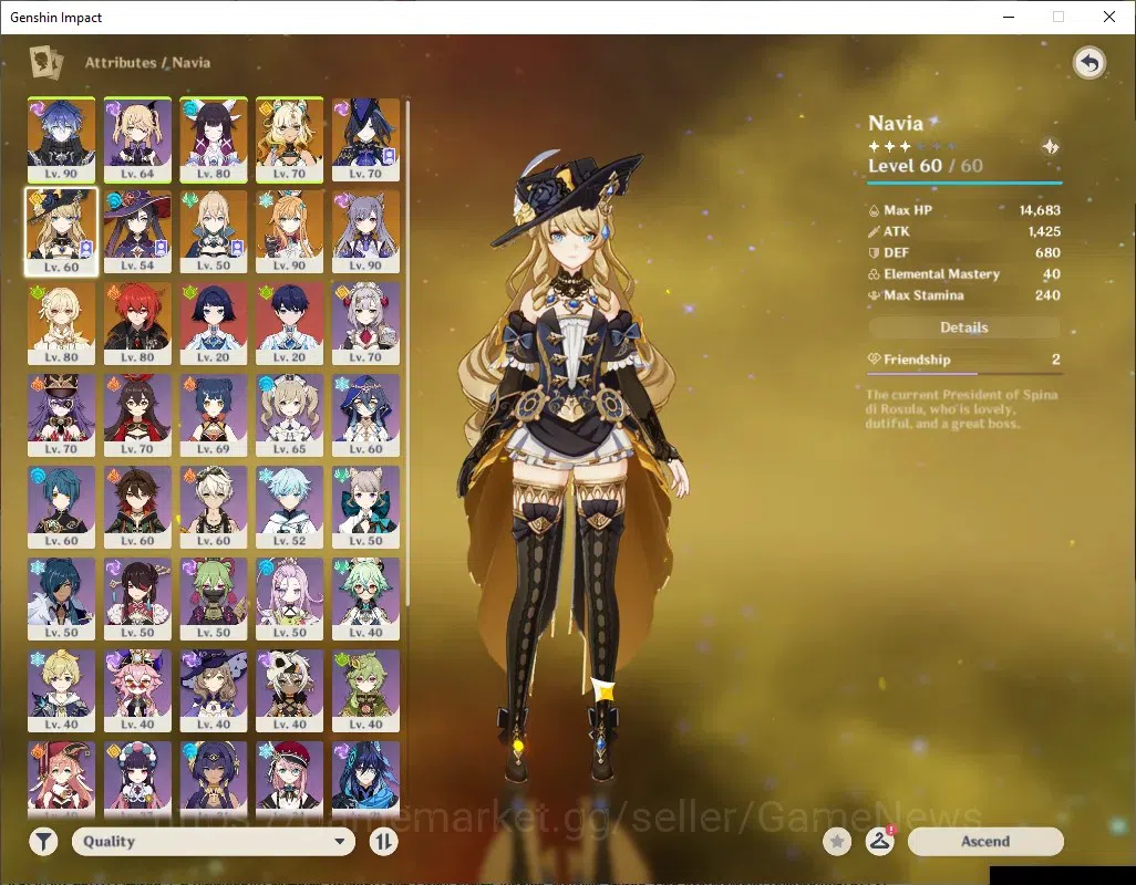 Genshin Impact Accounts ASIA|AR 56|6 Limited + 3 (*5Weap)|Flins,Columbina, image 7