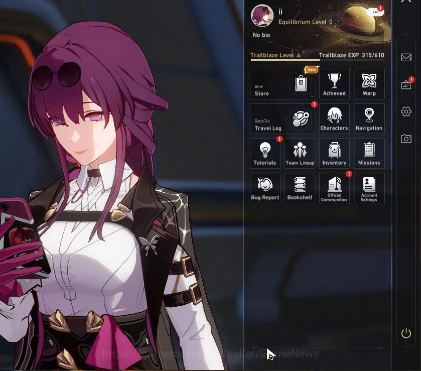 Honkai Star Rail End Game EU|TL 3|Fresh Starter|20 SRP |1 Limited|Acheron|Ma image 1
