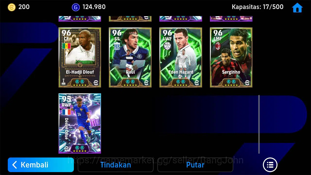 eFootball Accounts Others power 3179 | mbappe show, Riccardo ferri legend, Xabi Alonso, Neymar, brahim diaz show, Bojan 6