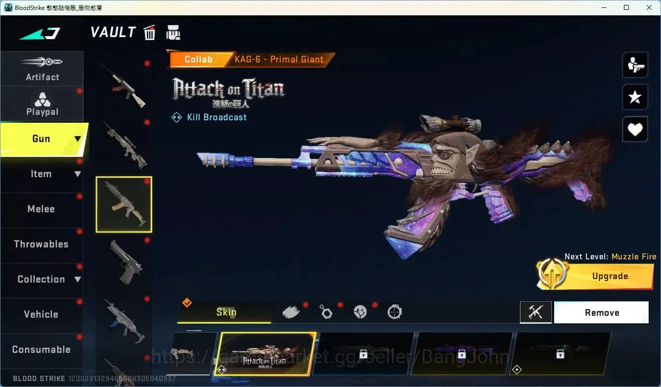 Blood Strike Accounts ASIA | 1 Evo Weapons | 3 Collab Skins | 2 Eternal  image 4