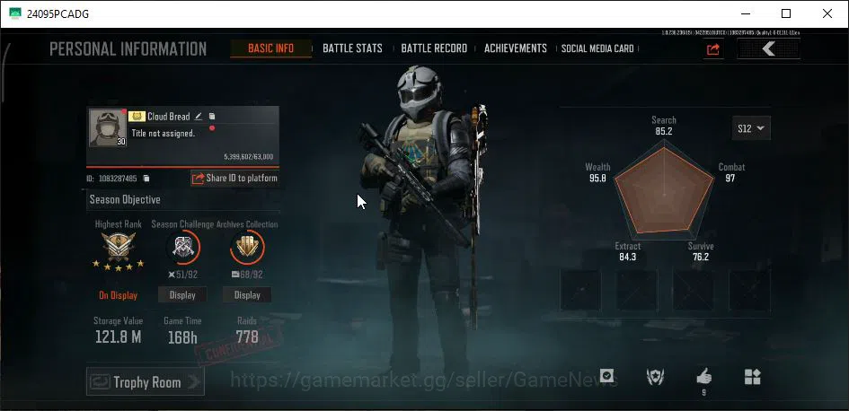 Arena Breakout Accounts MOBILE Lv30|SV 121M|CV 101M| 1 Utopia | LR AR1 Dec image 17