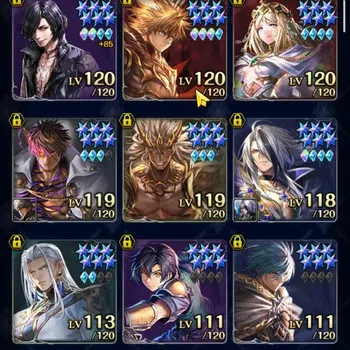 Last Cloudia Accounts Endgame Global|Rank 36|WellBuild Collab(V,Joshua,Emilia,Nero,Hinata,Ram)+(SM Sera,Arkh,SS Lenius,E