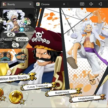 One Piece Bounty Rush Accounts High-End Android |4 EX|2 Max|PR 16|GP Gol D.Roger Max,GF MonkeyD.Luffy Max,GP Edward