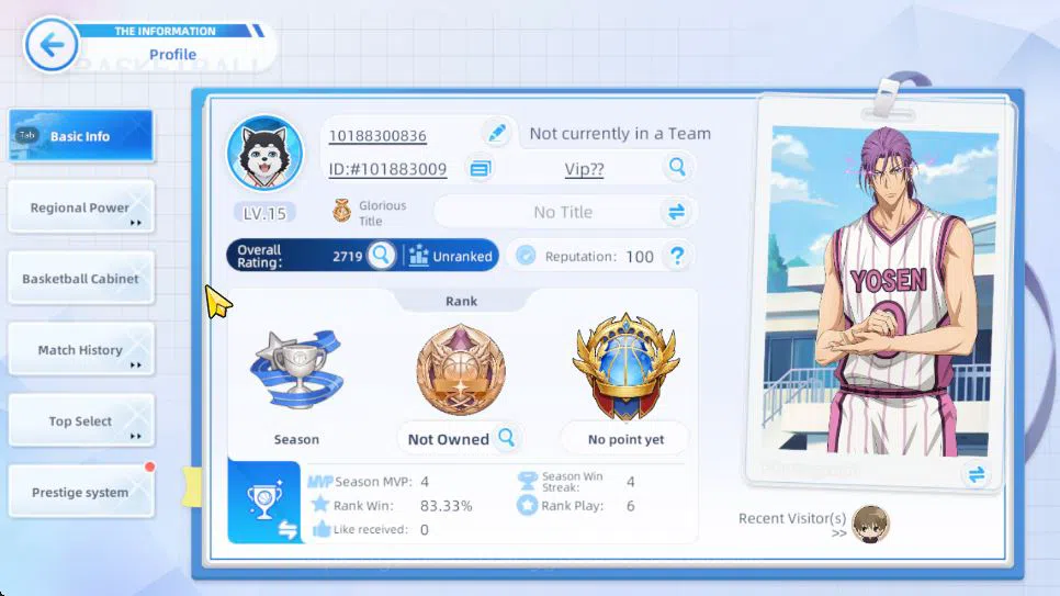 Kuroko's Basketball Street Rivals Accounts SEA SV 38|Lv15|Zone Atshushi,Taiga Kagami,Shun Izu image 4