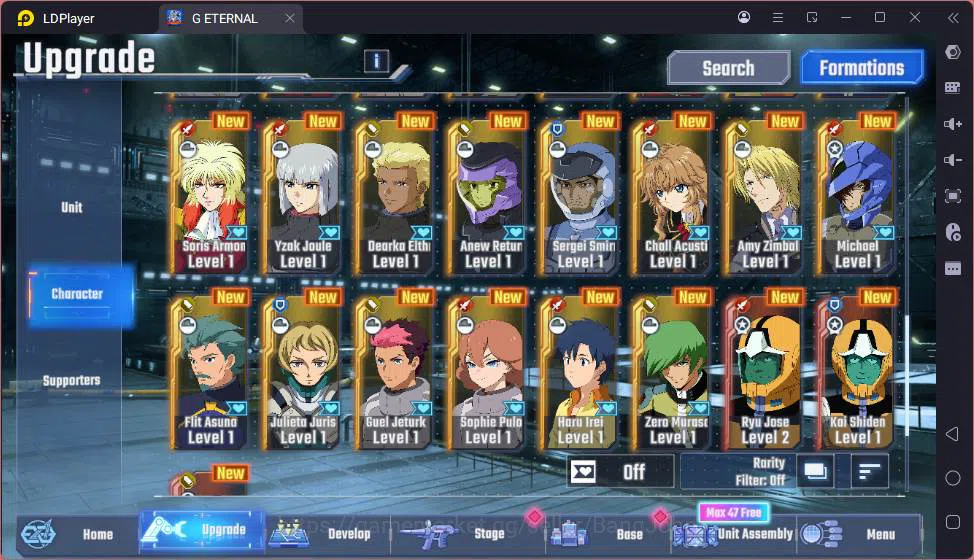 SD Gundam G Generation ETERNAL Accounts GLOBAL rank 1, 13 UR unit, 7 char, 3 sup, 1k DM, u image 11