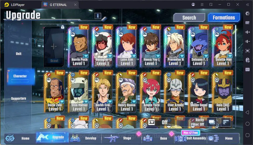 SD Gundam G Generation ETERNAL Accounts GLOBAL rank 1, 13 UR unit, 7 char, 3 sup, 1k DM, u image 13
