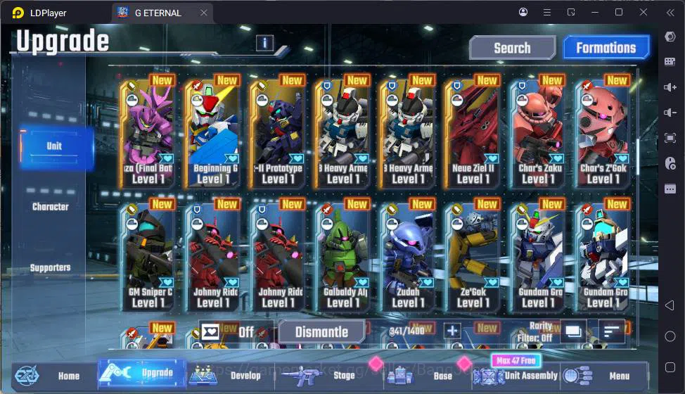 SD Gundam G Generation ETERNAL Accounts GLOBAL rank 1, 13 UR unit, 7 char, 3 sup, 1k DM, u image 17