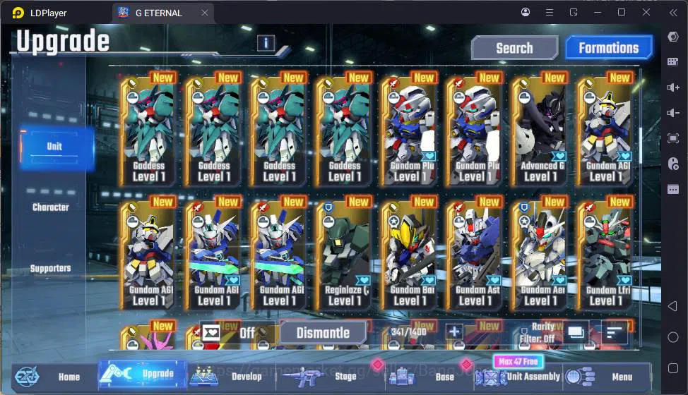 SD Gundam G Generation ETERNAL Accounts GLOBAL rank 1, 13 UR unit, 7 char, 3 sup, 1k DM, u image 18