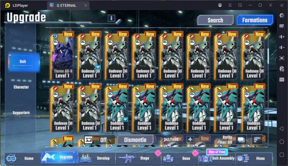 SD Gundam G Generation ETERNAL Accounts GLOBAL rank 1, 13 UR unit, 7 char, 3 sup, 1k DM, u image 19