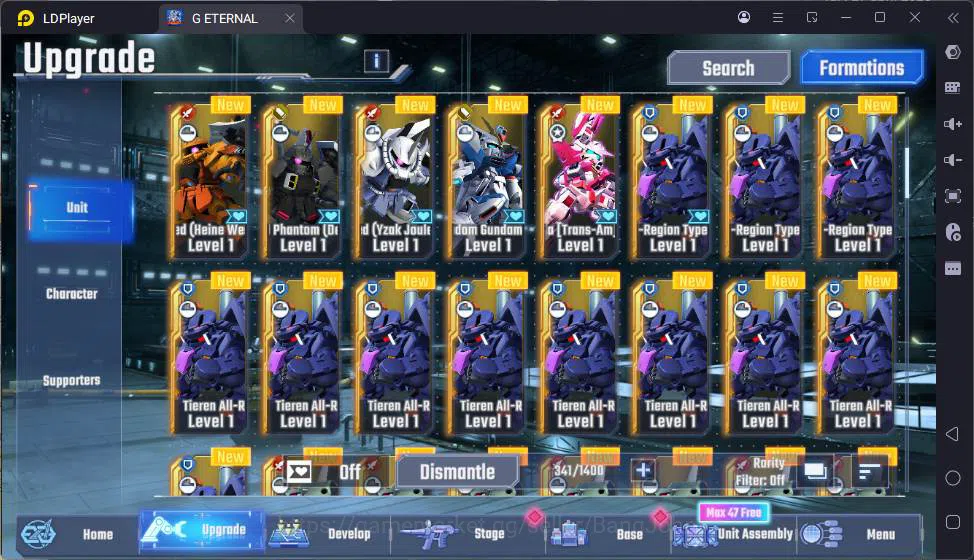SD Gundam G Generation ETERNAL Accounts GLOBAL rank 1, 13 UR unit, 7 char, 3 sup, 1k DM, u image 20
