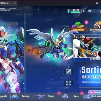 SD Gundam G Generation ETERNAL Accounts GLOBAL rank 1, 13 UR unit, 7 char, 3 sup, 1k DM, unicorn gundam, gouf custom, gundam