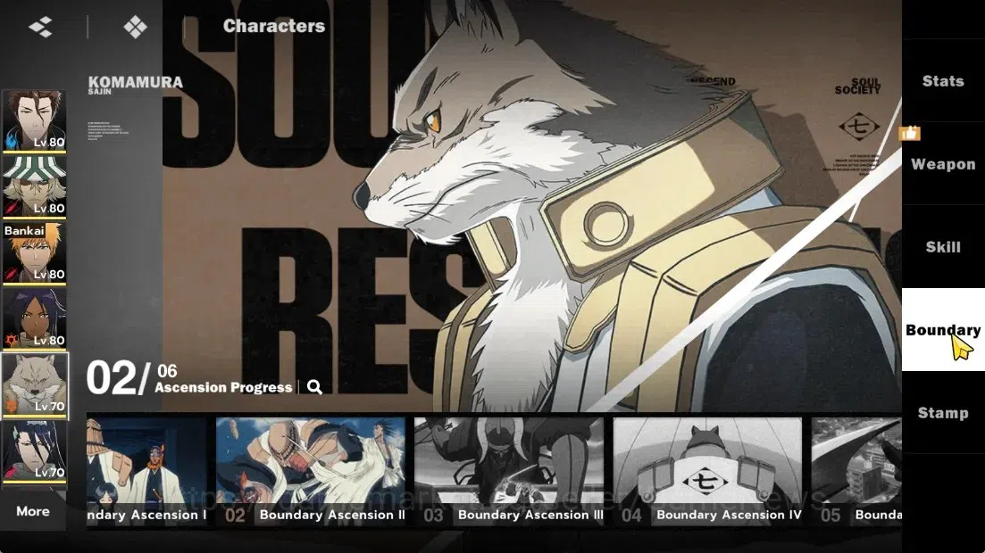 BLEACH: Soul Resonance Accounts NuverseSEA|LV63|9767 Spiritual Jade|6 SSR (AizenB6 image 19