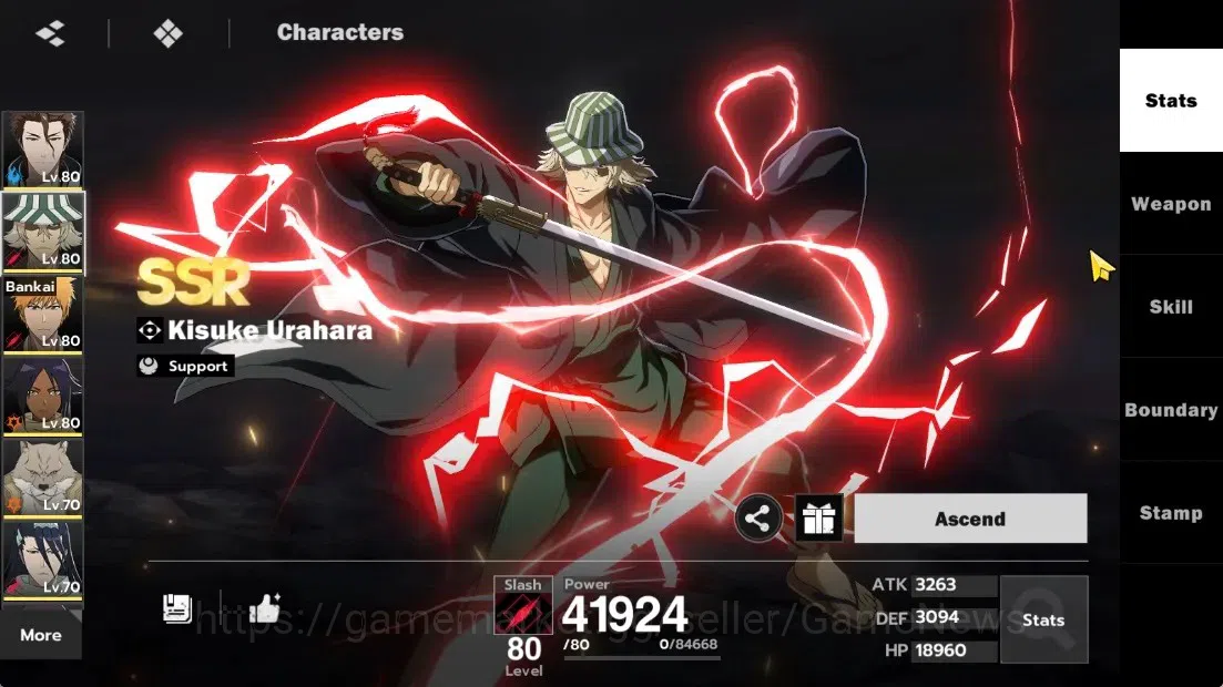 BLEACH: Soul Resonance Accounts NuverseSEA|LV63|9767 Spiritual Jade|6 SSR (AizenB6 image 8