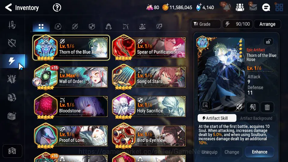 Epic Seven Accounts GLOBAL Unverif|New Era|5 ML(Salome,S Taeyou,EW Lud image 9