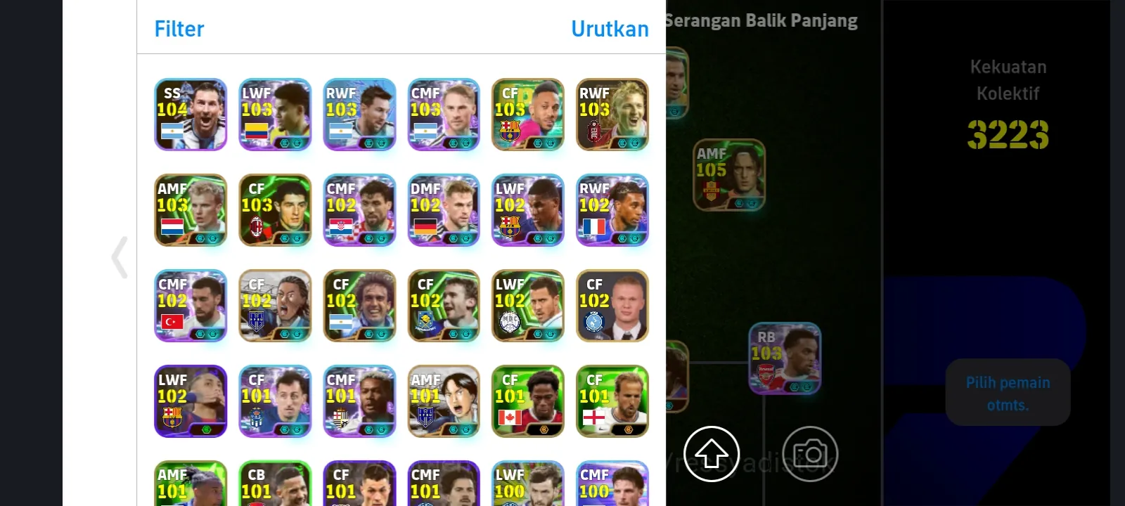 eFootball Accounts を購入 - EFOOTBALL COLECTIVE 3223+ | NEW CARD
